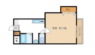 喜志駅 徒歩13分 2階の物件間取画像